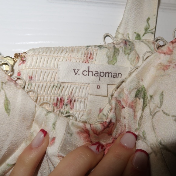 V. Chapman The Lisianthus Dress in Carmel Valley Rose - Picture 7 of 7